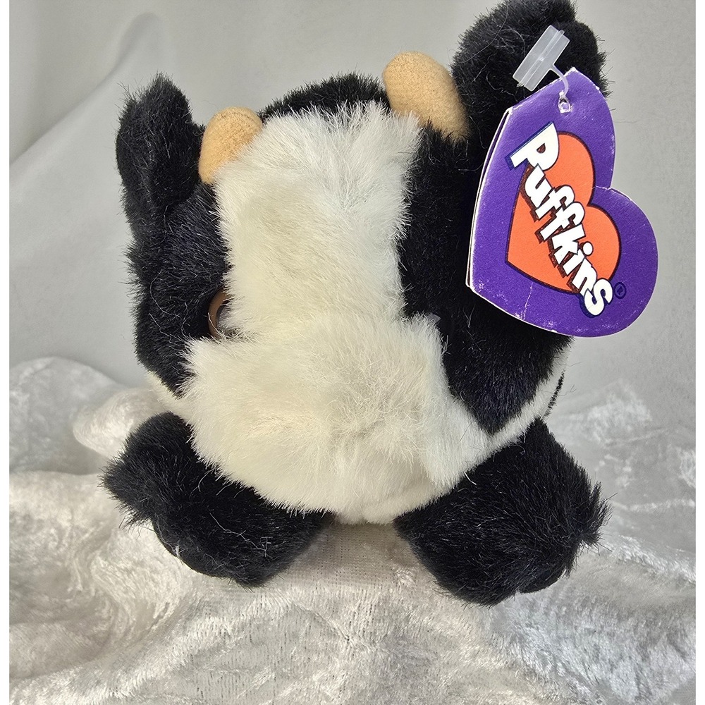 Meadow The‎ Cow Retired Puffkins Bean Bag Plush 1997 SWIBCO With Hang Tag